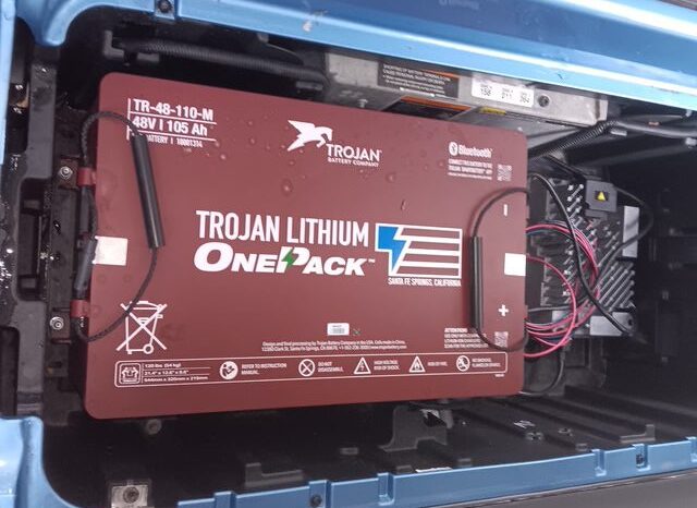 Metallic-Ice-Blue-Club-Car-Tempo battery