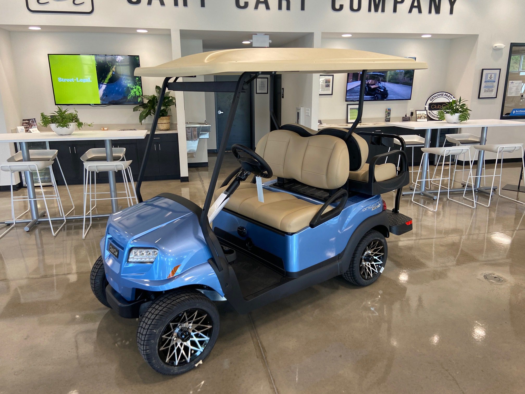 Metallic Ice Blue Club Car Onward HP LI