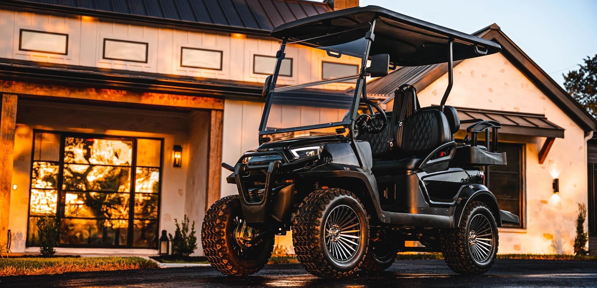 atlas 4 passenger lifted golf cart