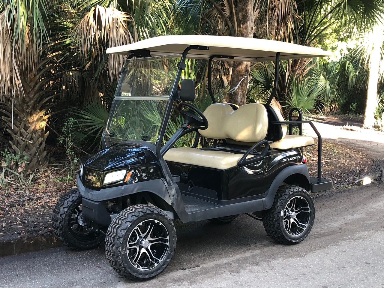 Black Club Car Tempo Lifted