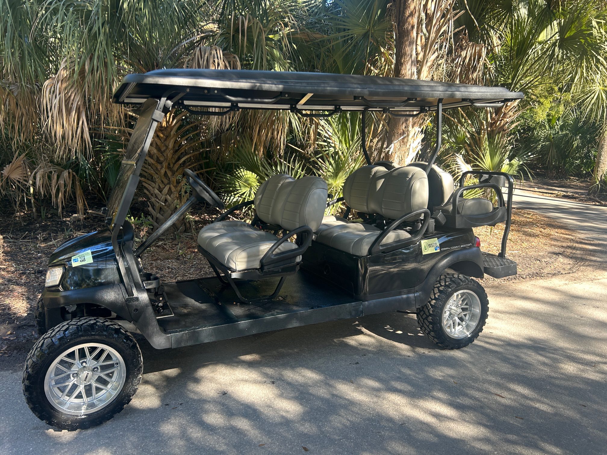 Black Club Car Tempo Lifted