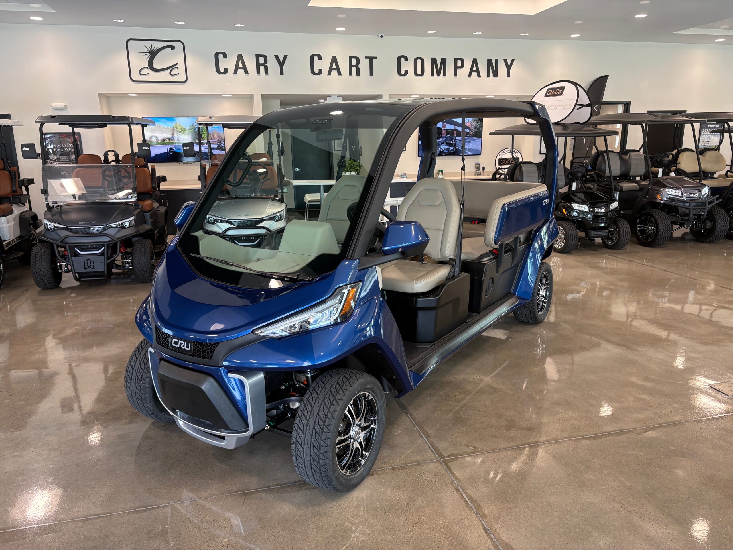 Metallic Sapphire Club Car CRU