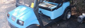Light Blue Club Car Phantom