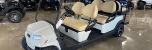 Metallic Glacier White Club Car Onward HP FLA