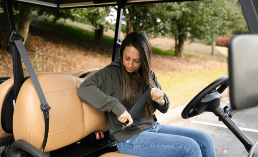 Onward LSV seatbelt