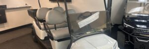 Metallic Glacier White Club Car Onward 4 Forward
