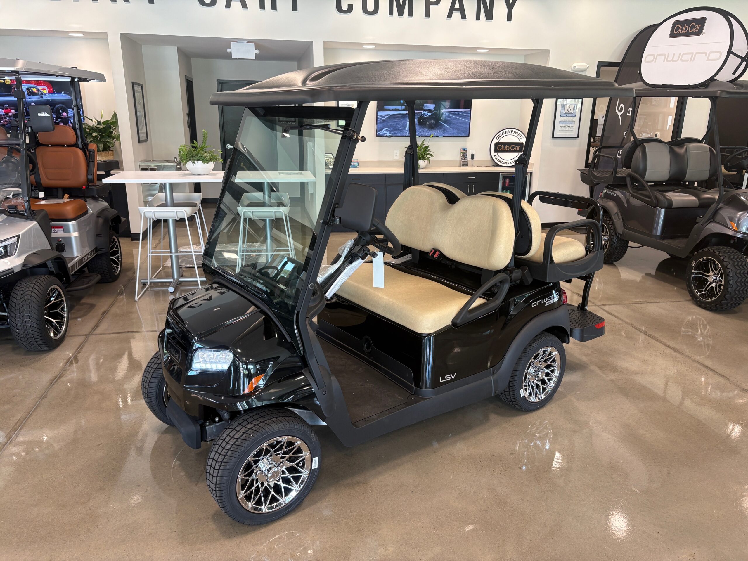 Metallic Tuxedo Black Club Car Onward LSV