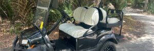 Metallic Tuxedo Black Club Car Onward Lifted