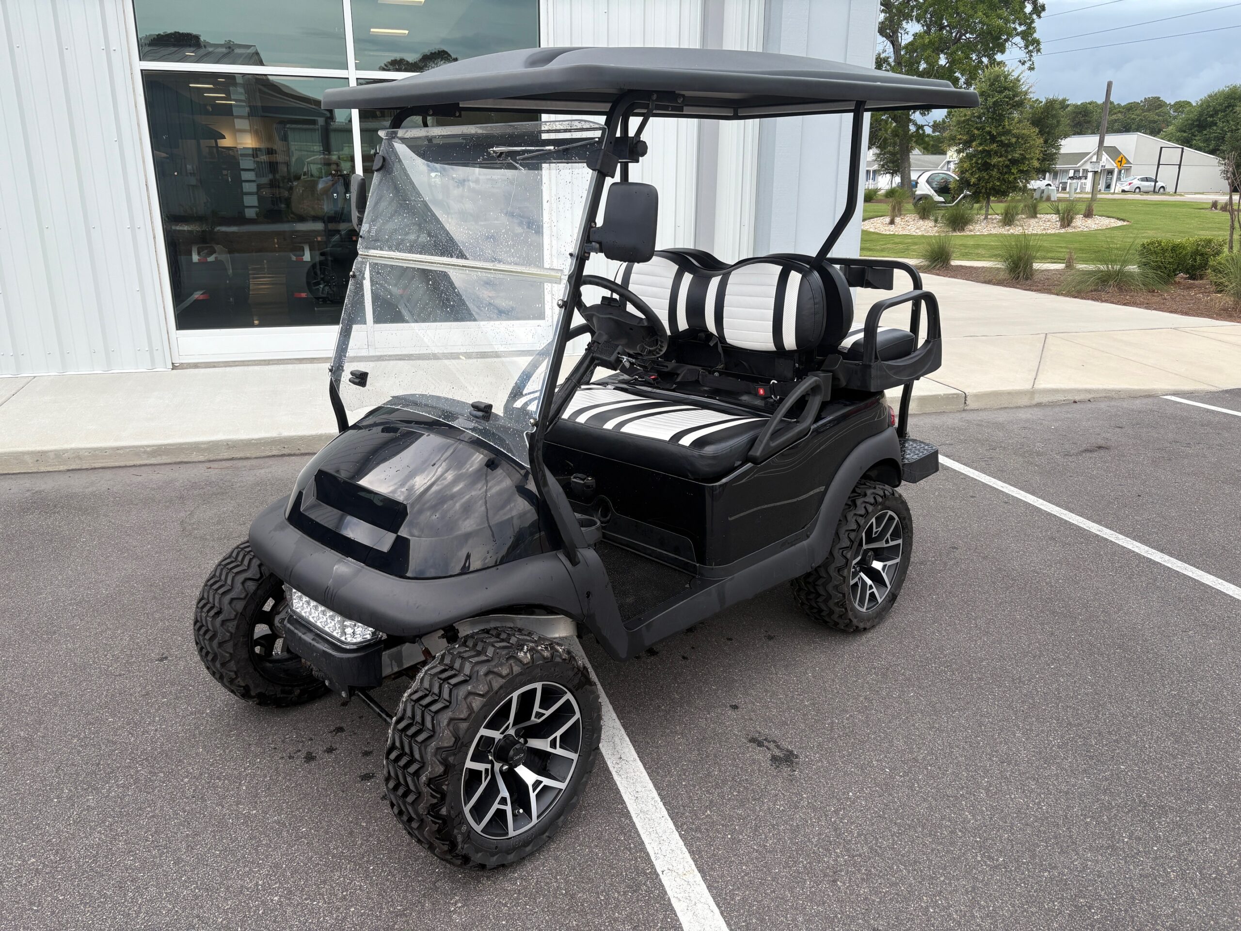 Black Club Car Precedent Lifted