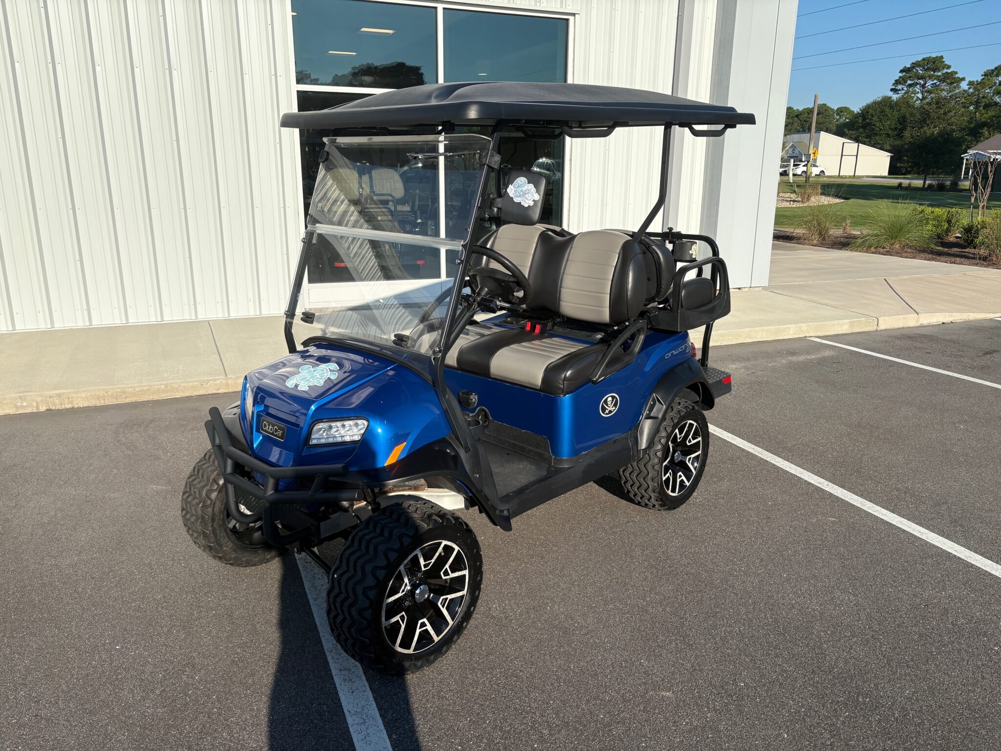 Blue Club Car Onward Lifted HP