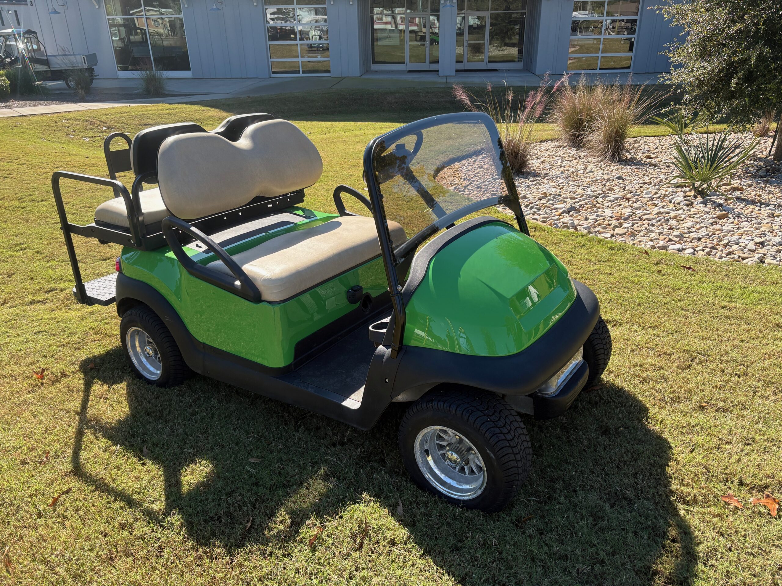 Lime Green Club Car Precedent Convertible