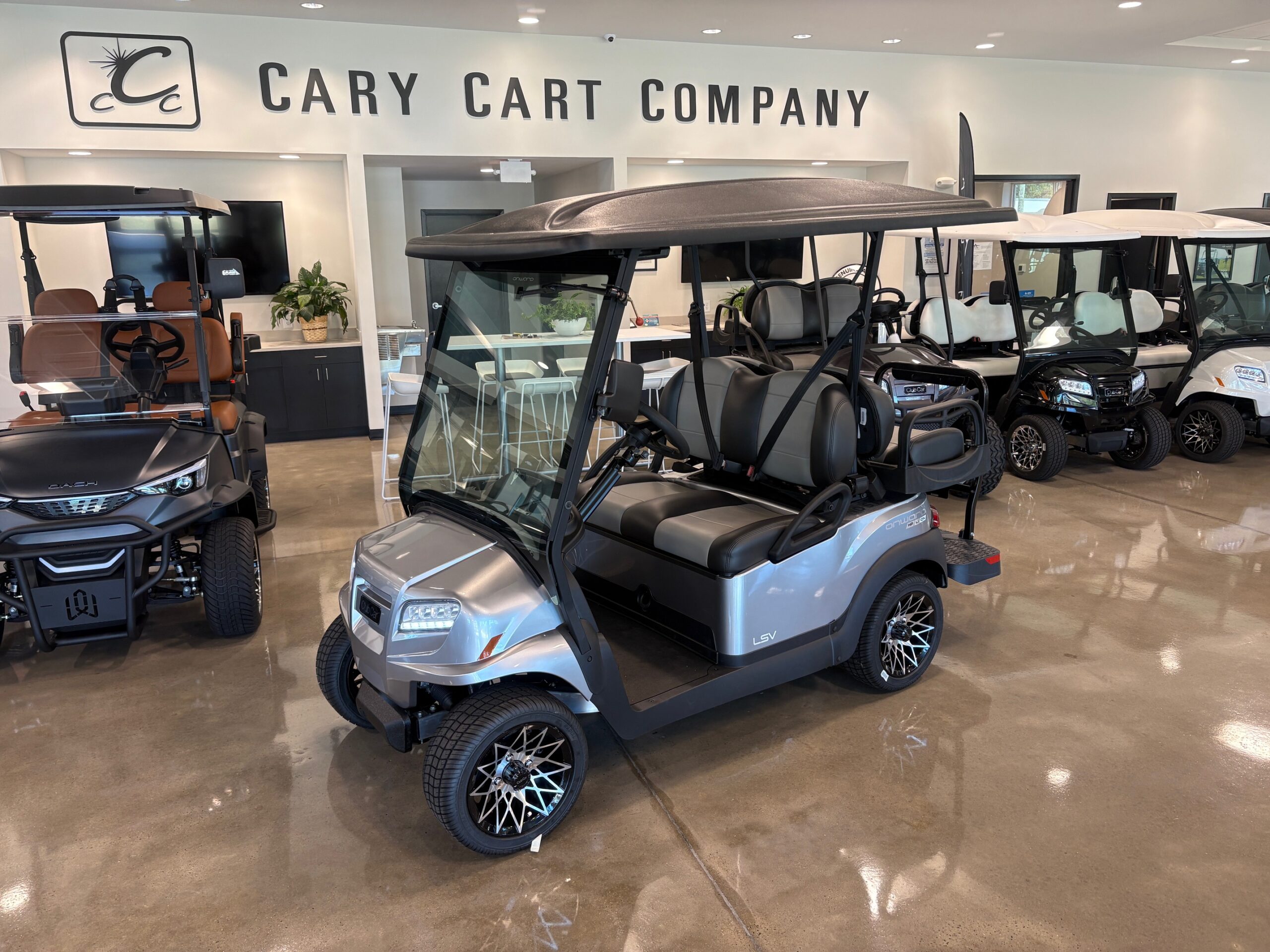 Metallic Signature Silver Club Car Onward LSV