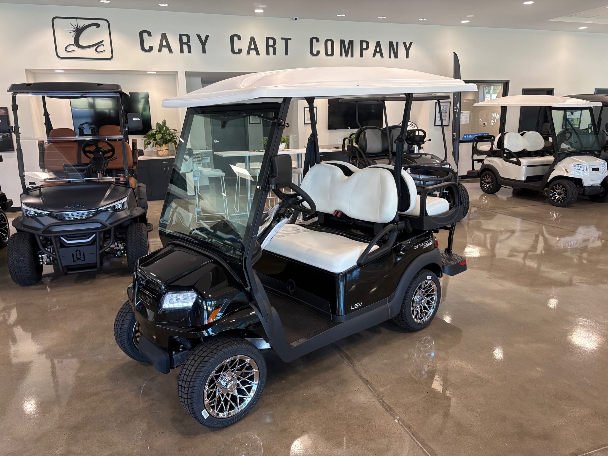 Metallic Tuxedo Black Club Car Onward LSV