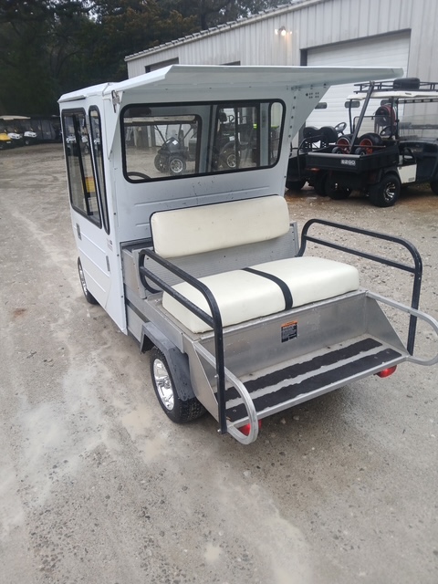 Black Club Car Carryall Cab Cart Side