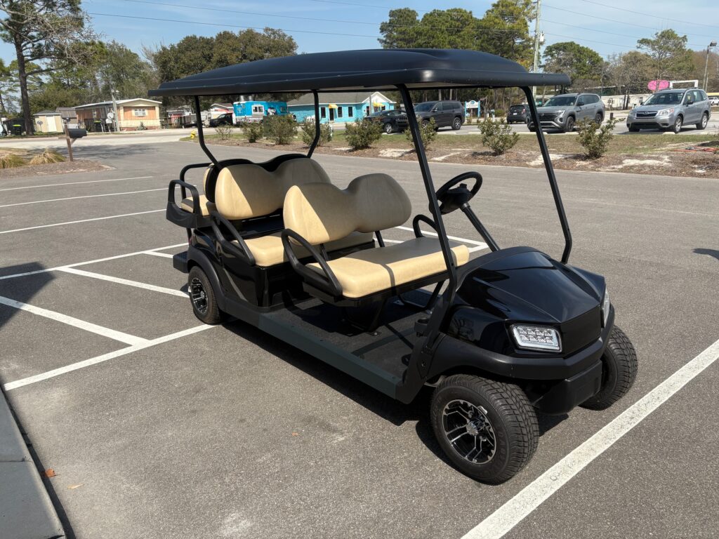 Black Club Car Tempo Side