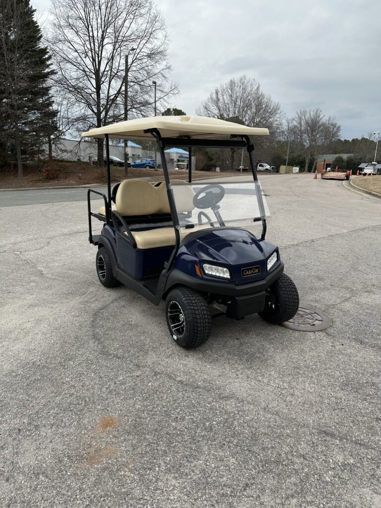 Club Car Certified Pre Owned Sapphire Blue Four Passenger