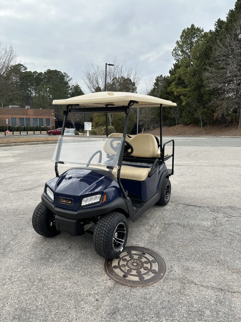 Club Car Certified Pre Owned Sapphire Blue Four Passenger
