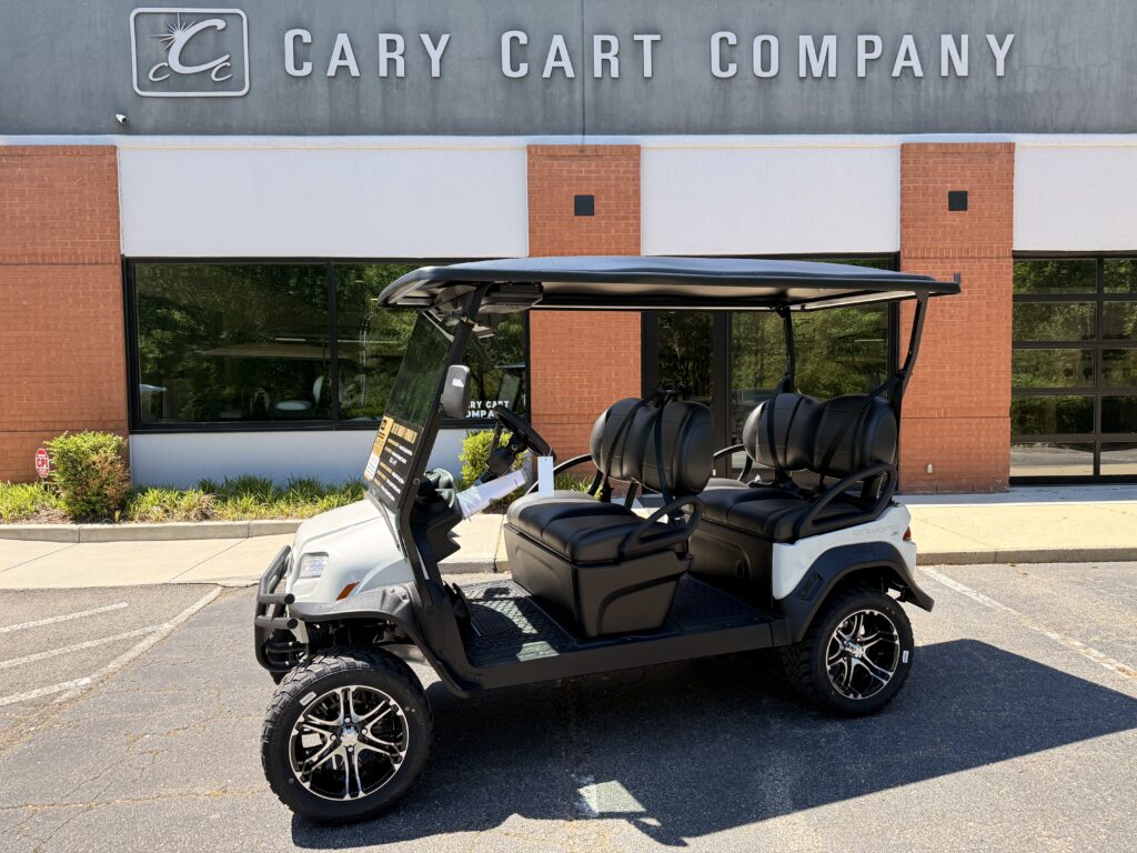 Metallic Glacier White Club Car Onward 4 Forward