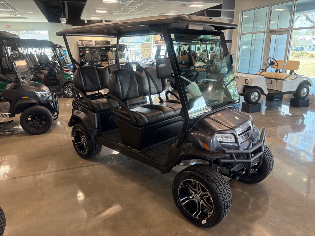 Metallic Midnight Silver Club Car Onward 4 Forward LSV Side