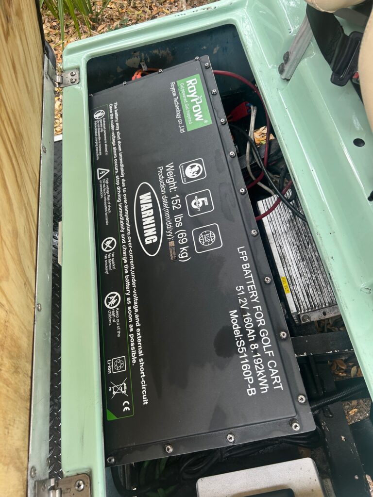 Seafoam Club Car DS Battery