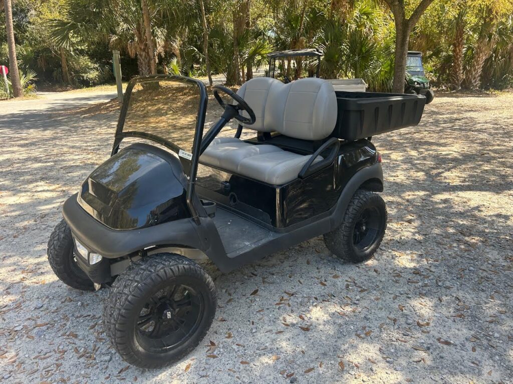 Black Club Car Precedent Lifted Convertible