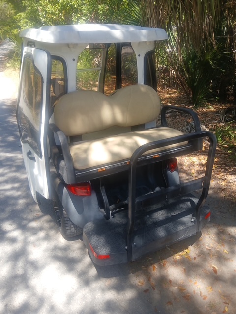 Blue Onyx Club Car Onward Cab Cart Rear