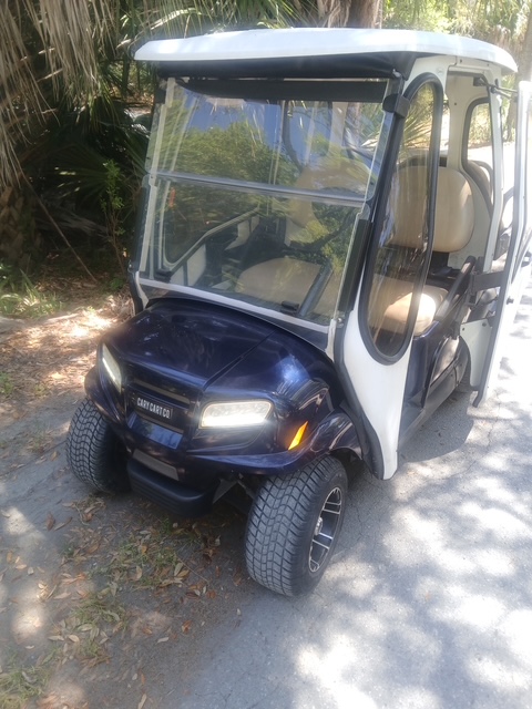 Blue Onyx Club Car Onward Cab Cart