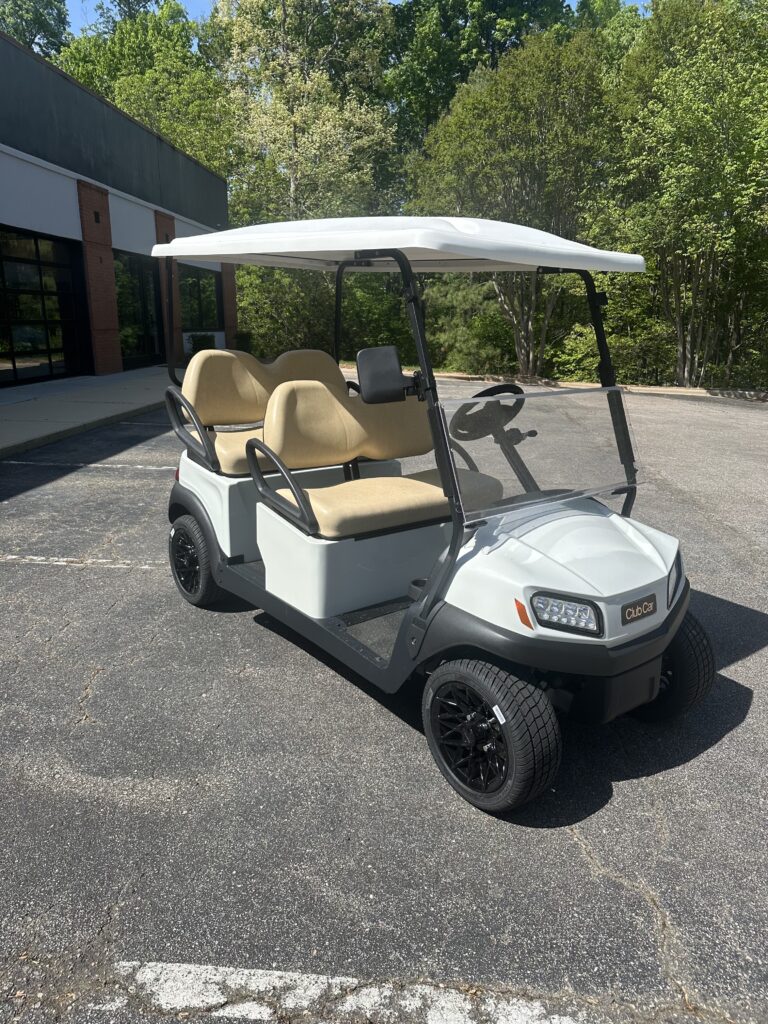Club Car Tempo CPO 4 Forward Metallic White