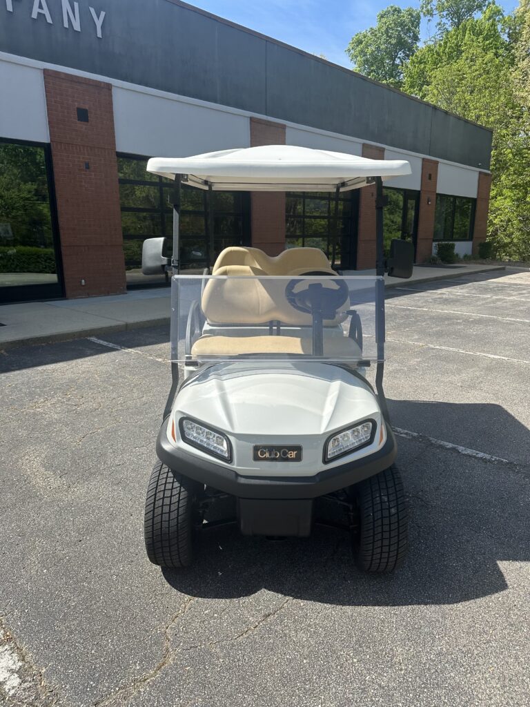 Club Car Tempo CPO 4 Forward Metallic White
