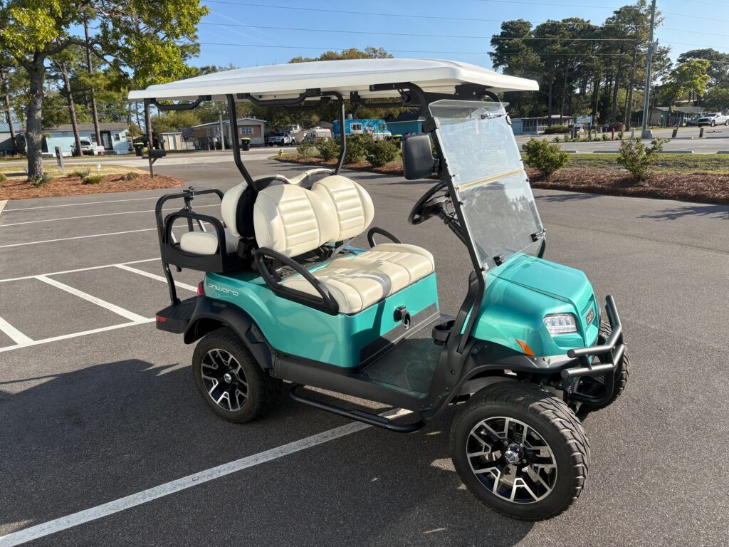 Metallic Ocean Teal Club Car Onward Lifted