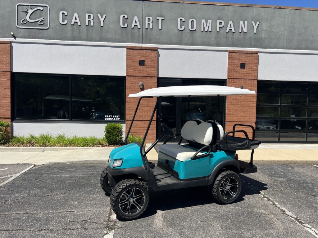 Club Car Lifted Tempo Teal
