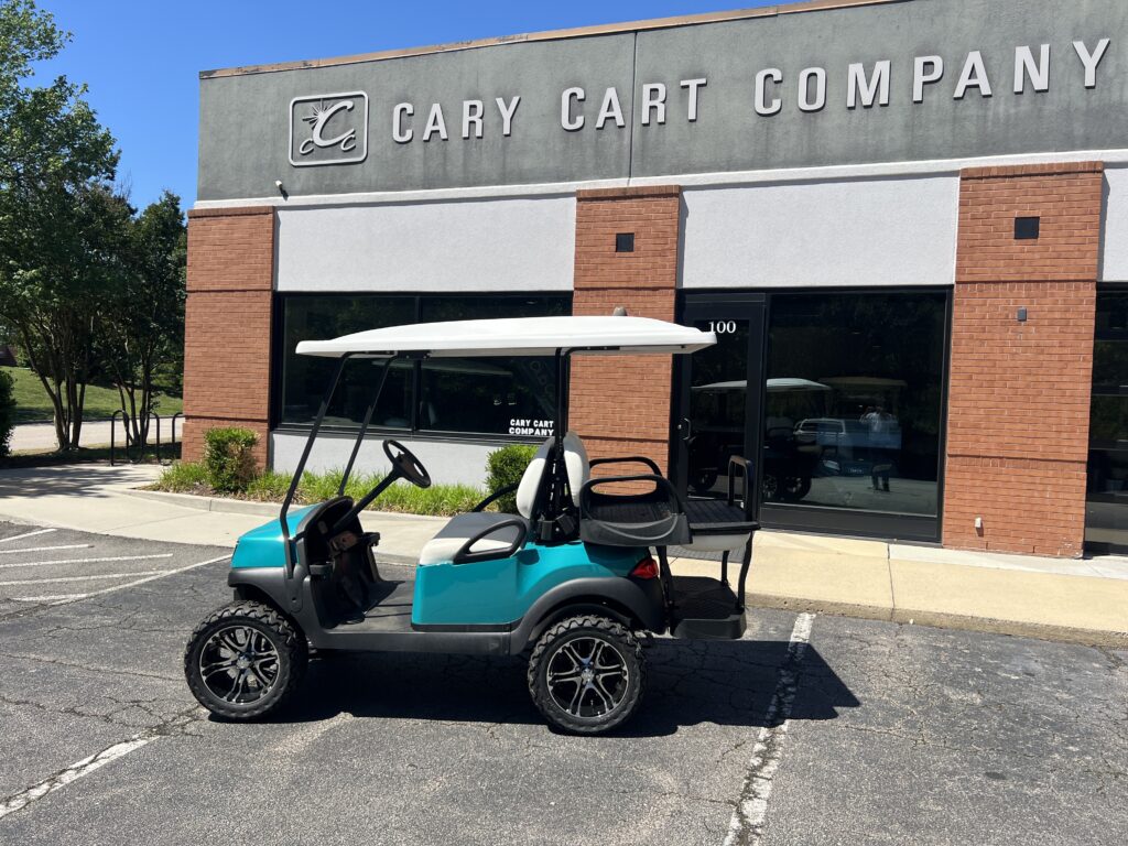 Club Car Lifted Tempo Teal