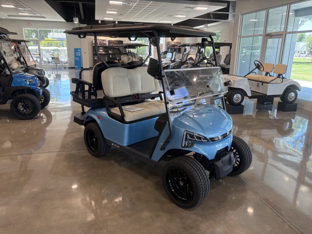 Sky Blue Star J Model 4 Pass Side
