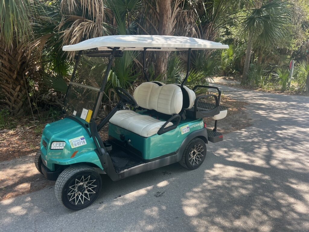 Ocean Teal Club Car