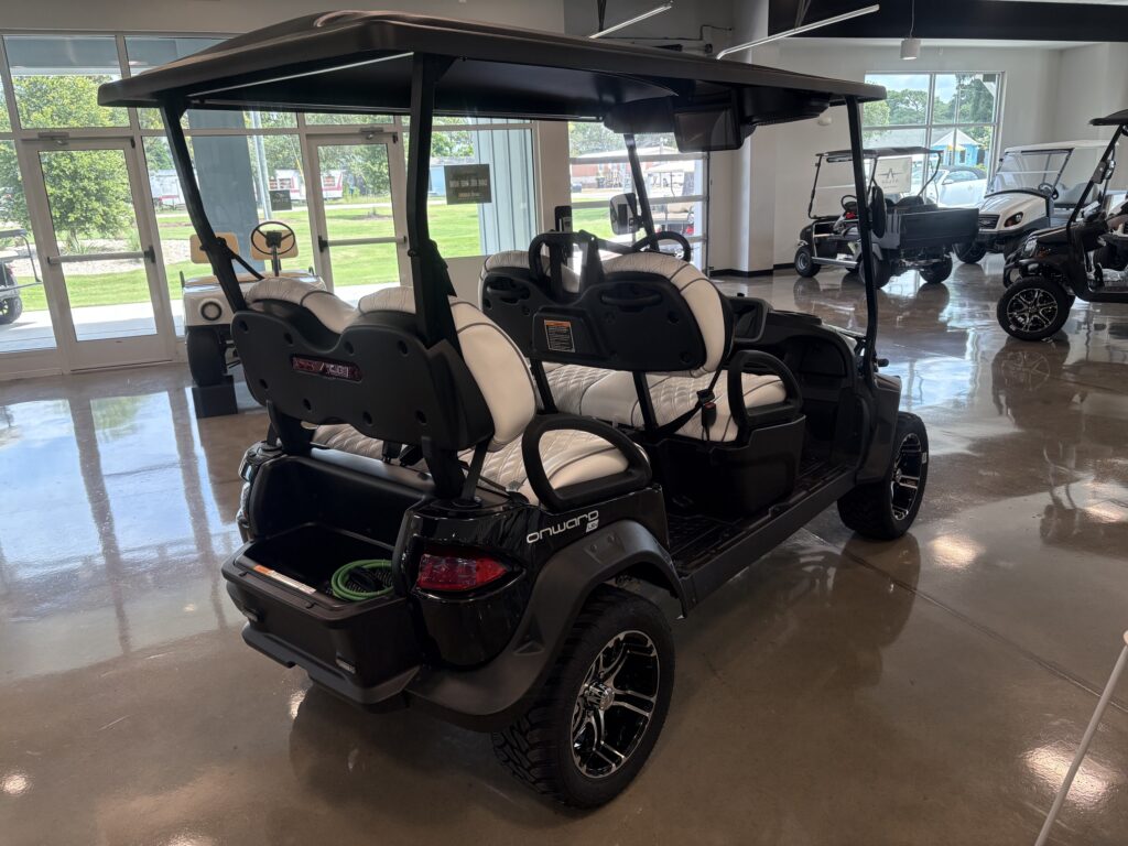 Metallic Tuxedo Black Club Car Onward 4 Forward LSV Back