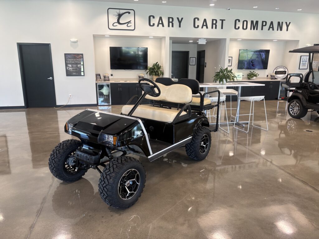 Black Club Car DS Convertible