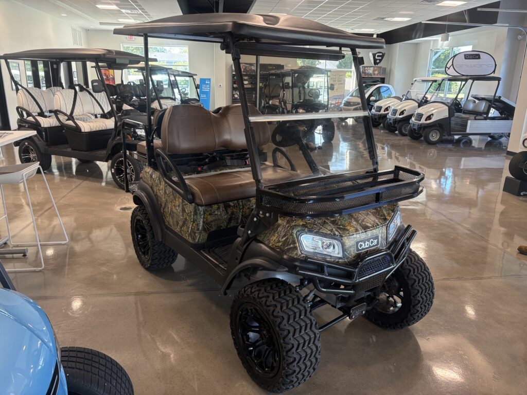 Camo Club Car Tempo Lifted Front