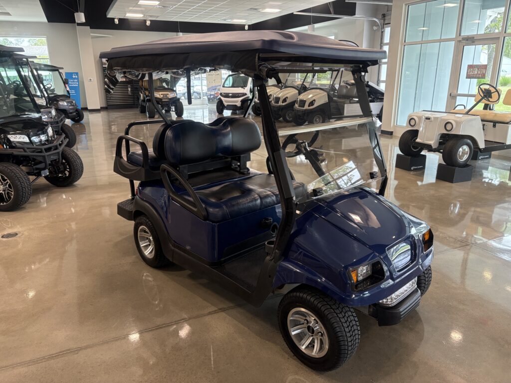Navy Blue Club Car Phantom Side